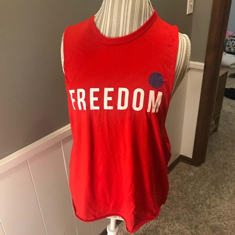 Rip Curl Red, white, blue Tank, Sz Large, NWT